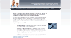 Desktop Screenshot of intmedbilling.com
